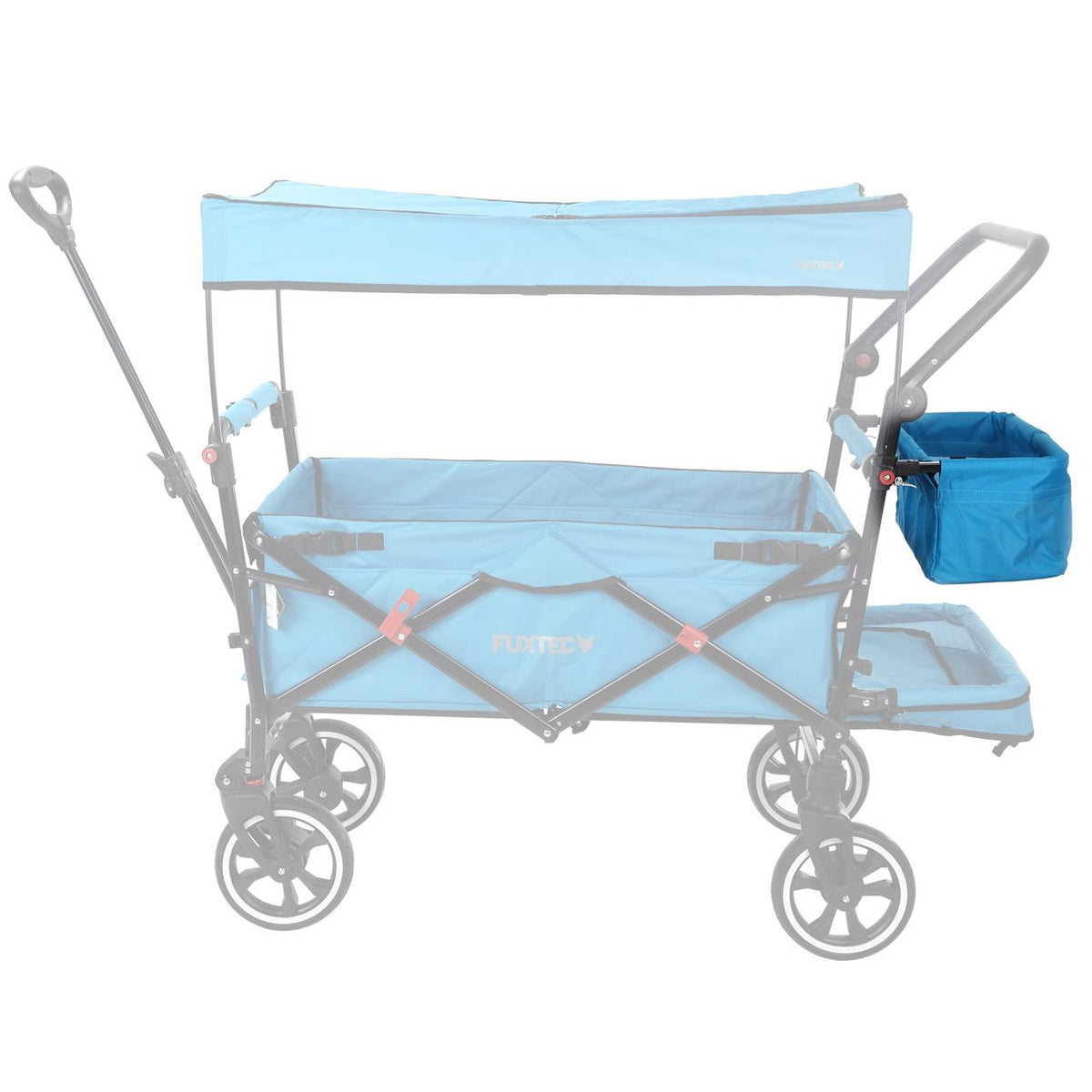 FUXTEC - Sac arrière bleu chariot CT850