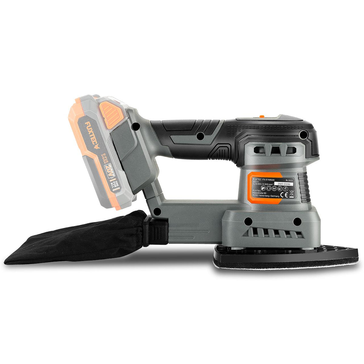 Ponceuse delta sans fil 20V FUXTEC FX-E1MS20 sans batterie, sans chargeur