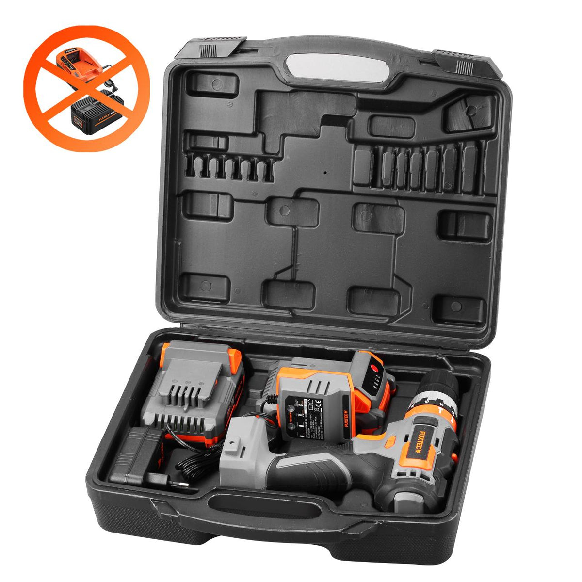 Perceuse-visseuse à percussion sans fil 20V FUXTEC FX-E1SBS20 - sans batterie ni chargeur