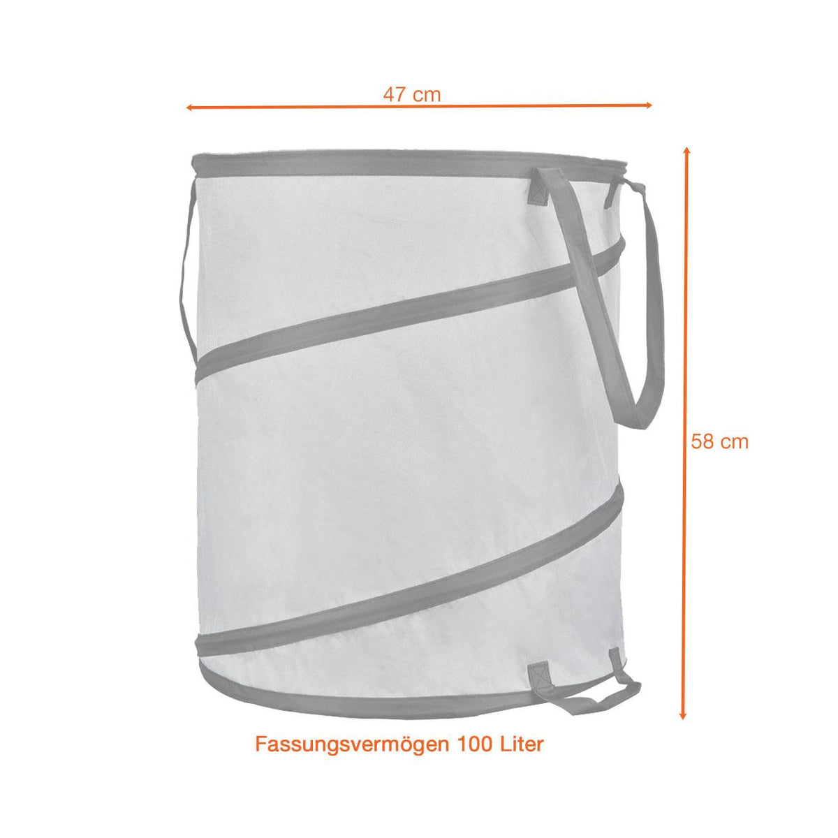 Lot de 3 sacs à déchets 100L FUXTEC FX-GB100