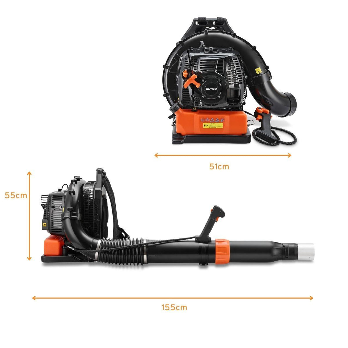 FUXTEC Benzin Laubbläser FX-LBP185TPRO rückentragbar