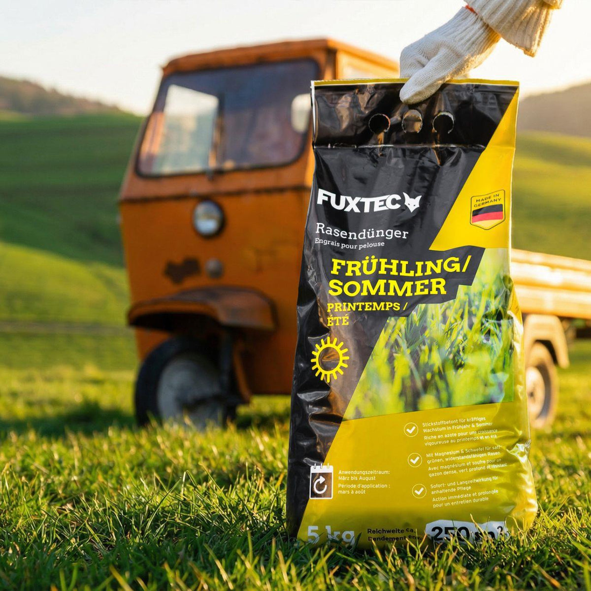 FUXTEC Engrais gazon printemps/été 20 kg FX-RDFS20