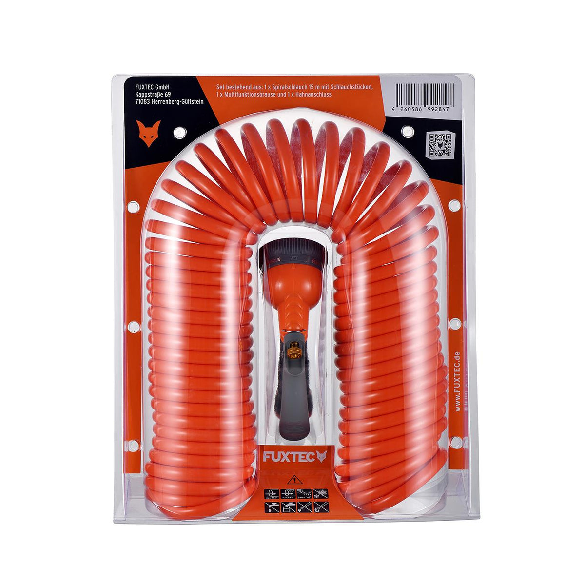 FUXTEC - Set de tuyaux spiralés FX-SPS1 (3 pièces)