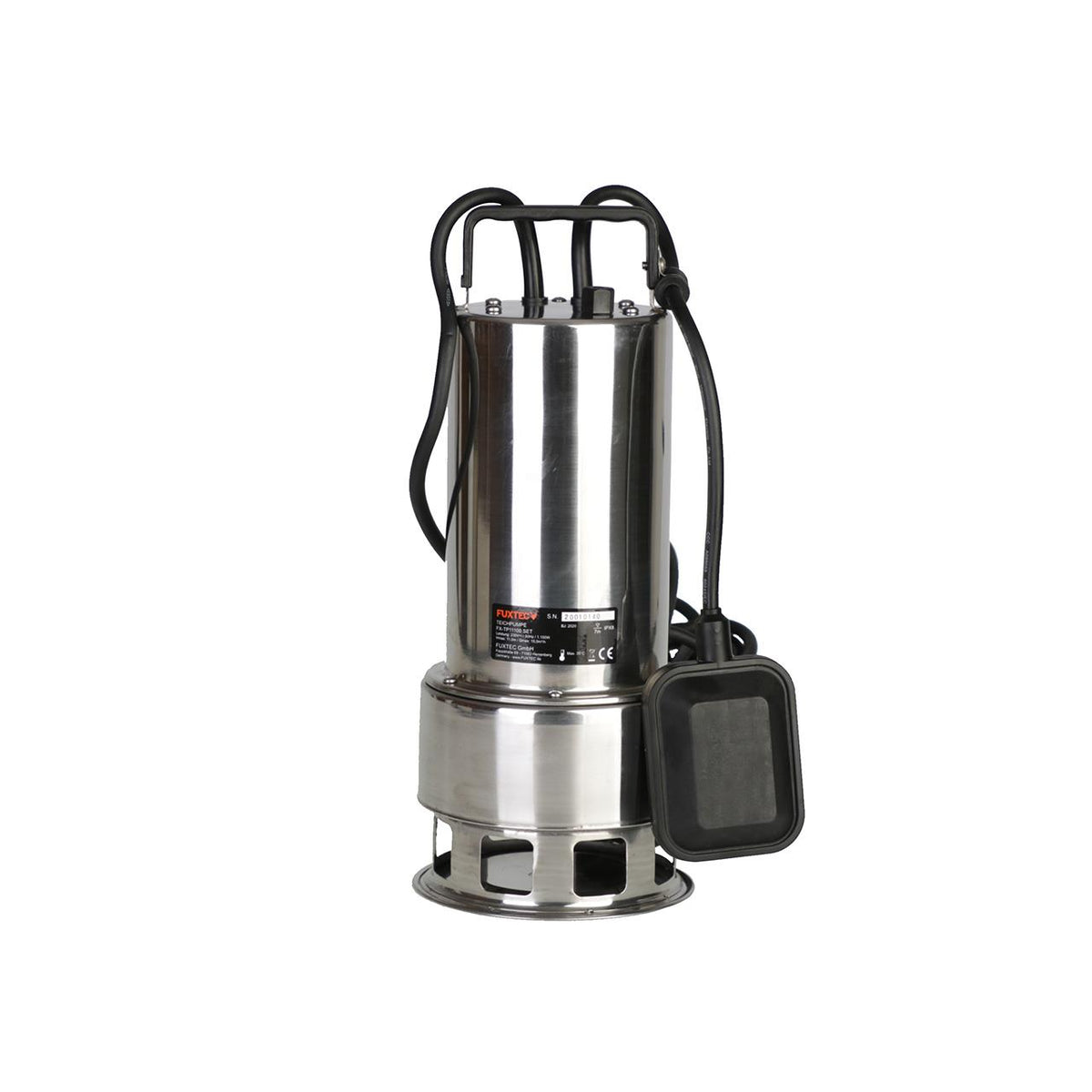 Pompe immergée en INOX 1100W FUXTEC FX-TP11100 - 15000 litres par heure