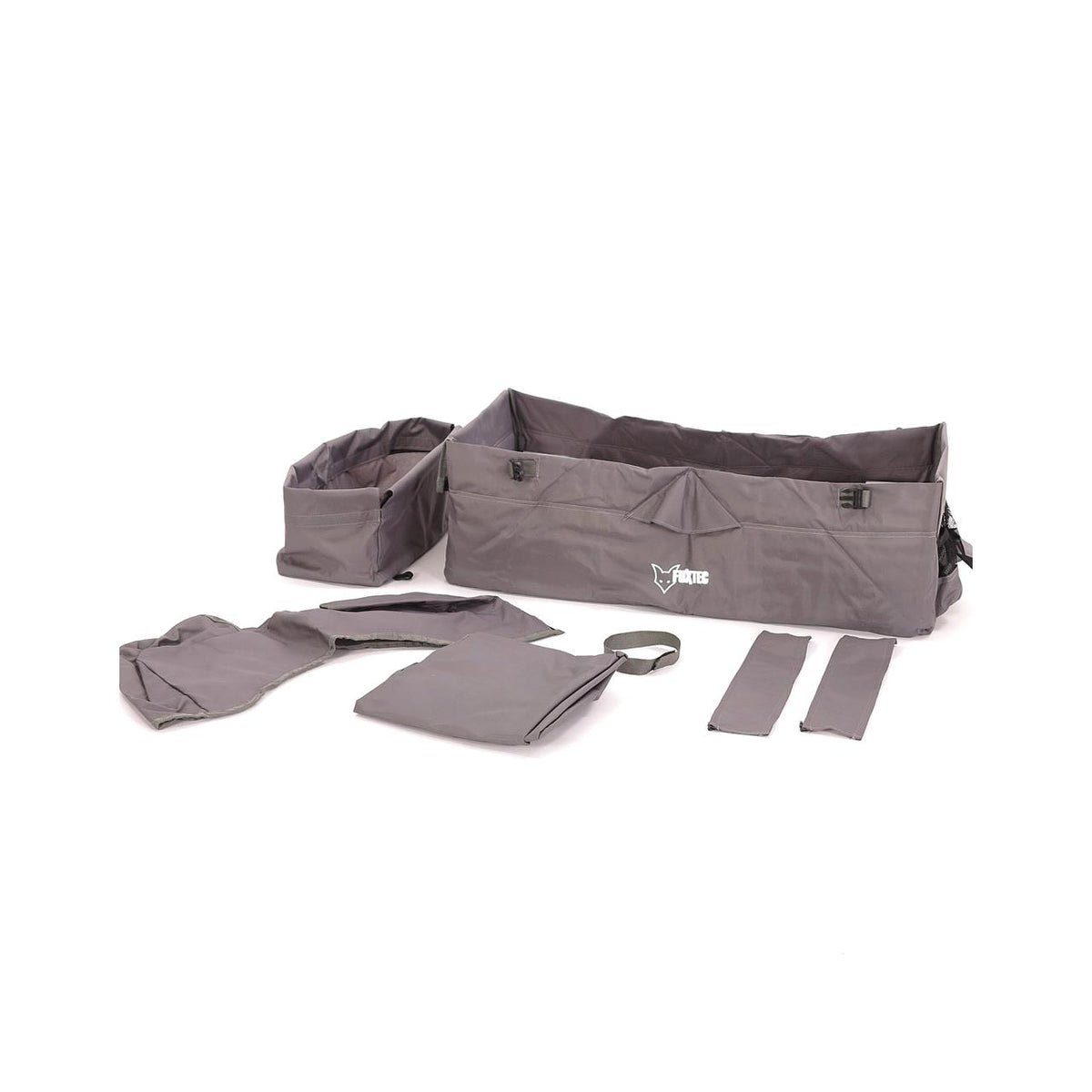 FUXTEC - Set complet tissu chariot de transport en gris CT500