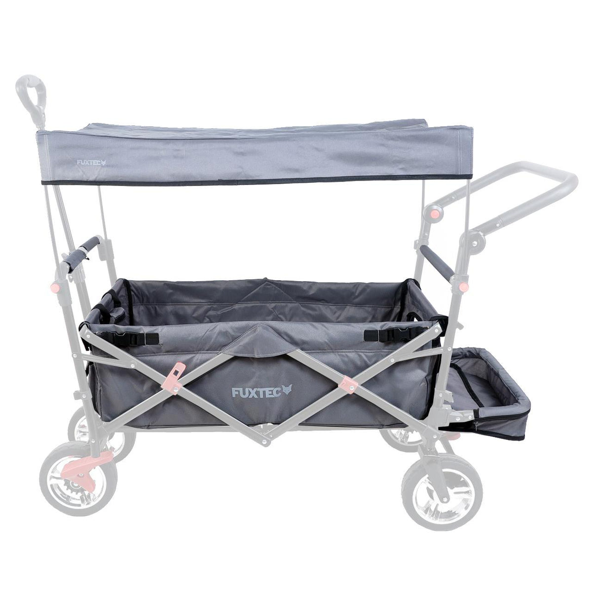 FUXTEC - Set complet tissu gris chariot de transport CT800