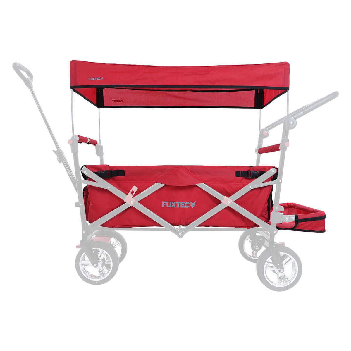 FUXTEC - Set complet tissu rouge chariot de transport CT800
