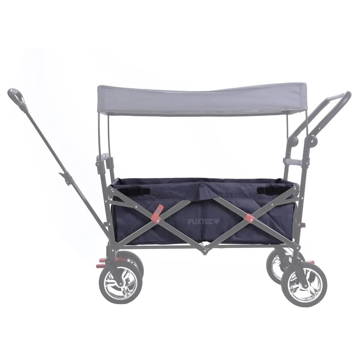 FUXTEC - Tissu d'habitacle chariot de transport pliable CT700 en gris