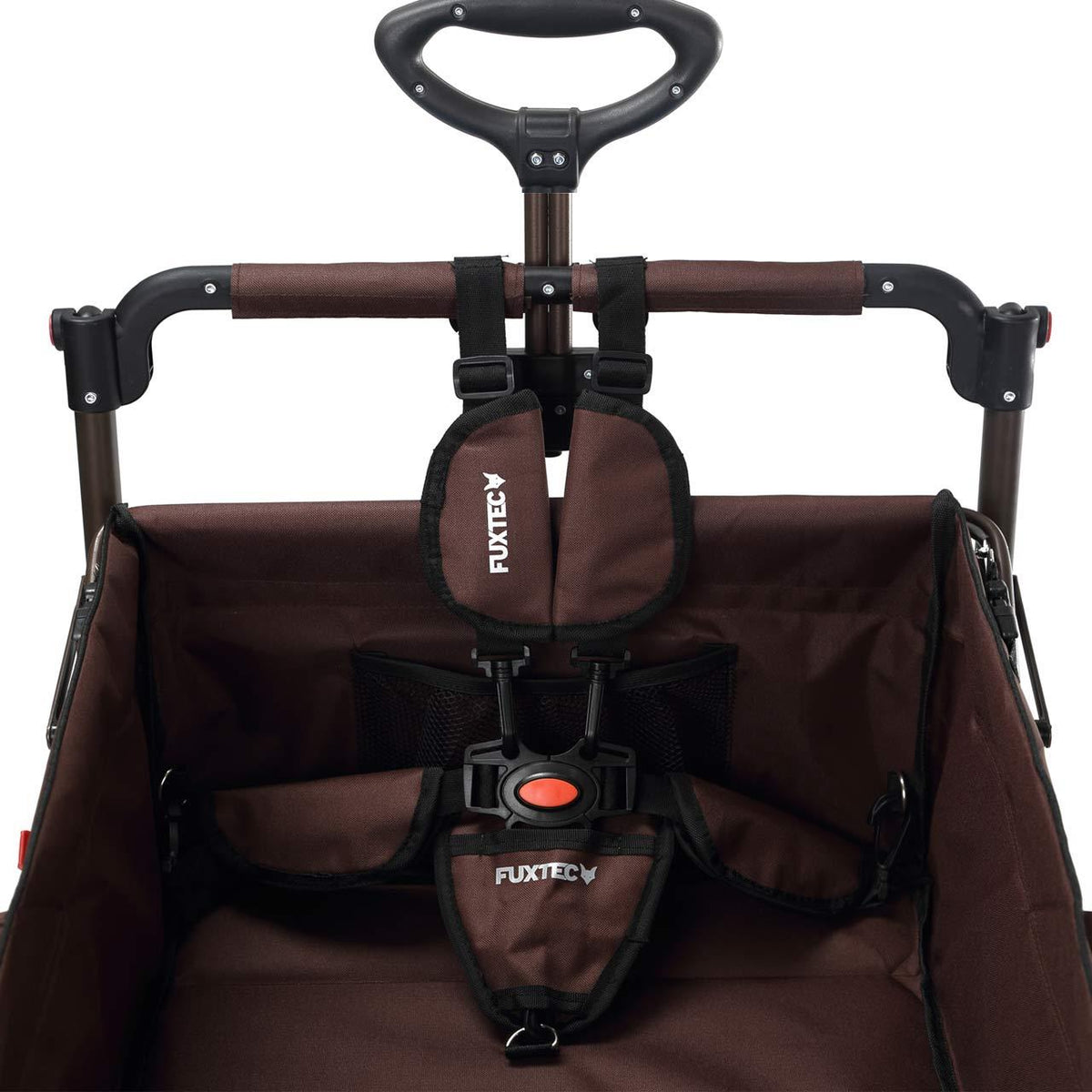 FUXTEC - Ceinture de sécurité 5 points marron chariot CT850