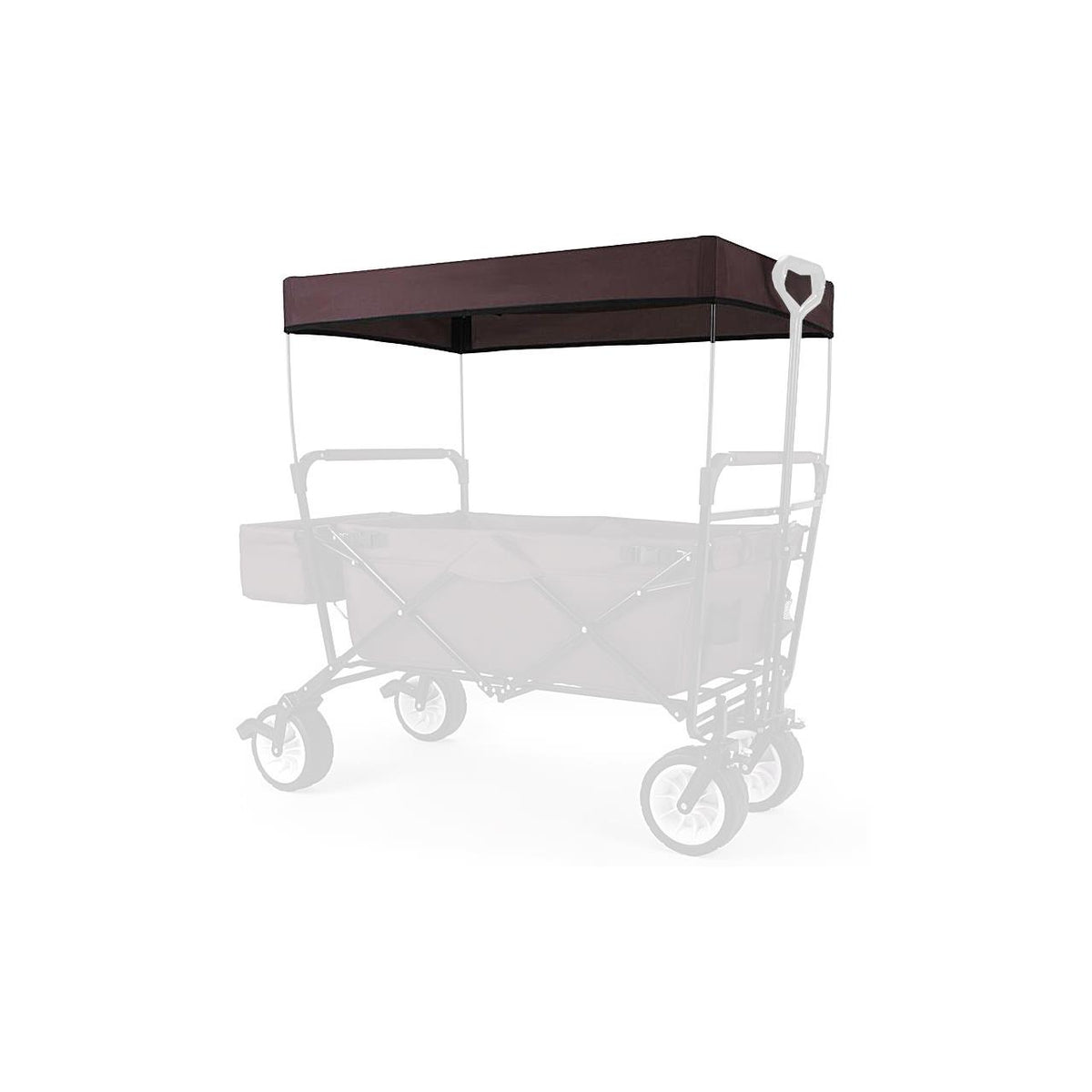 Toit de protection solaire chariot marron CT350 et CT500 