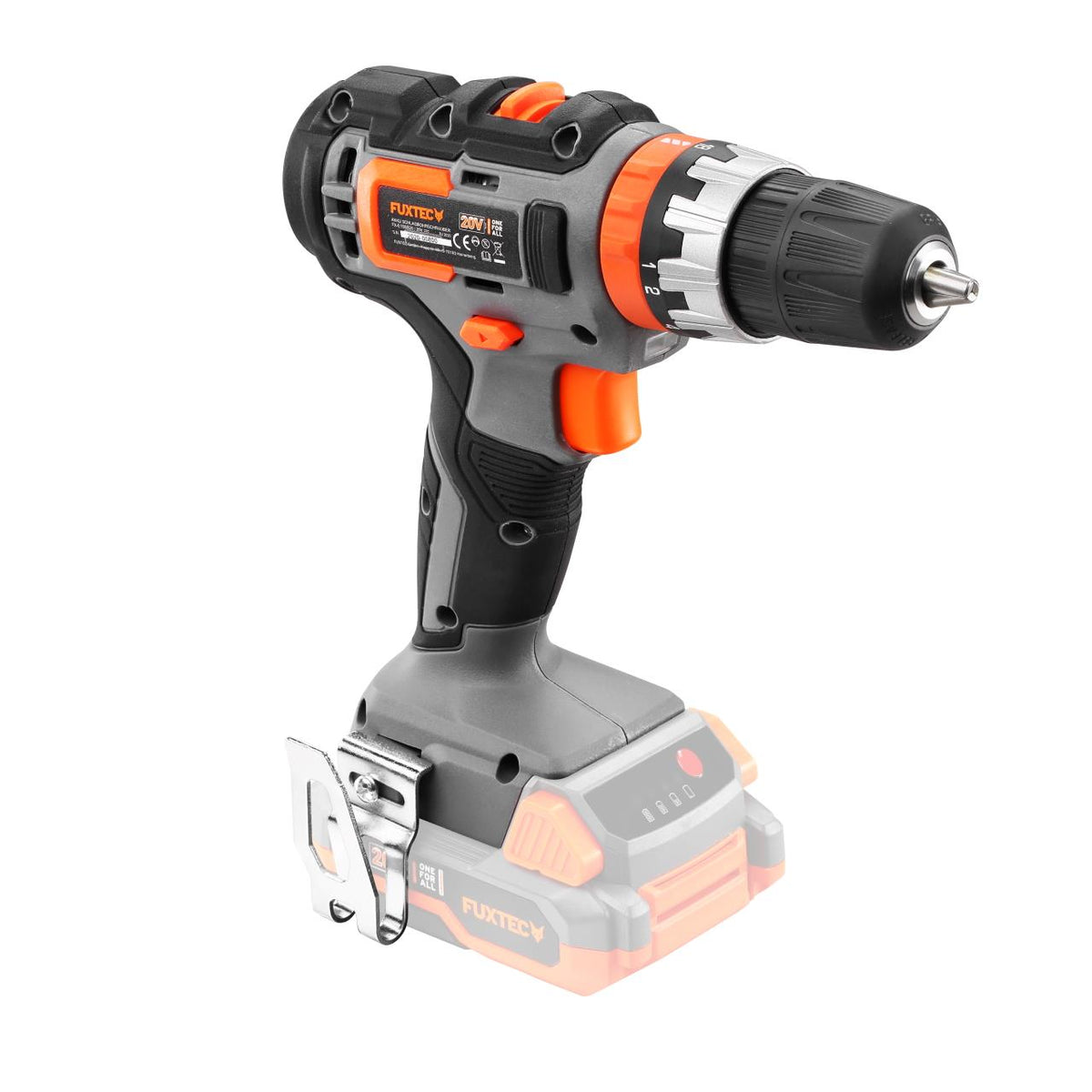 Perceuse-visseuse à percussion sans fil 20V FUXTEC FX-E1SBS20 - sans batterie ni chargeur