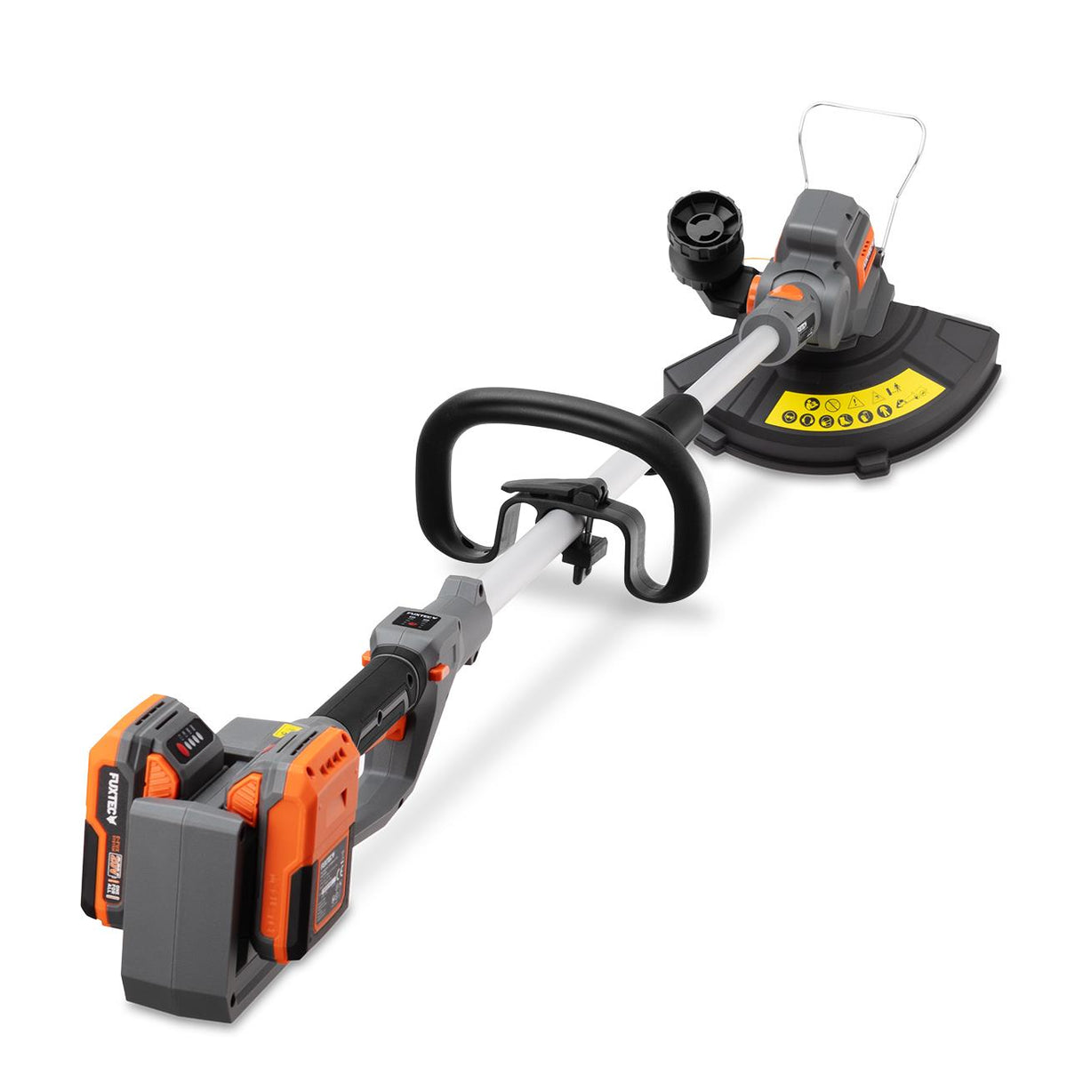 FUXTEC Coupe-bordures sans fil FX-E2RTSET avec 2 batteries 2 Ah et 1 chargeur double 2,4 A