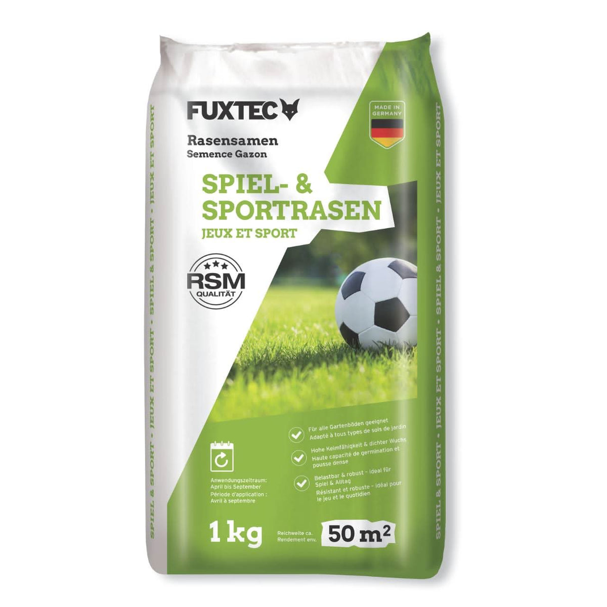 FUXTEC Semences de gazon sport et jeux FX-RSSP1 – 1 kg