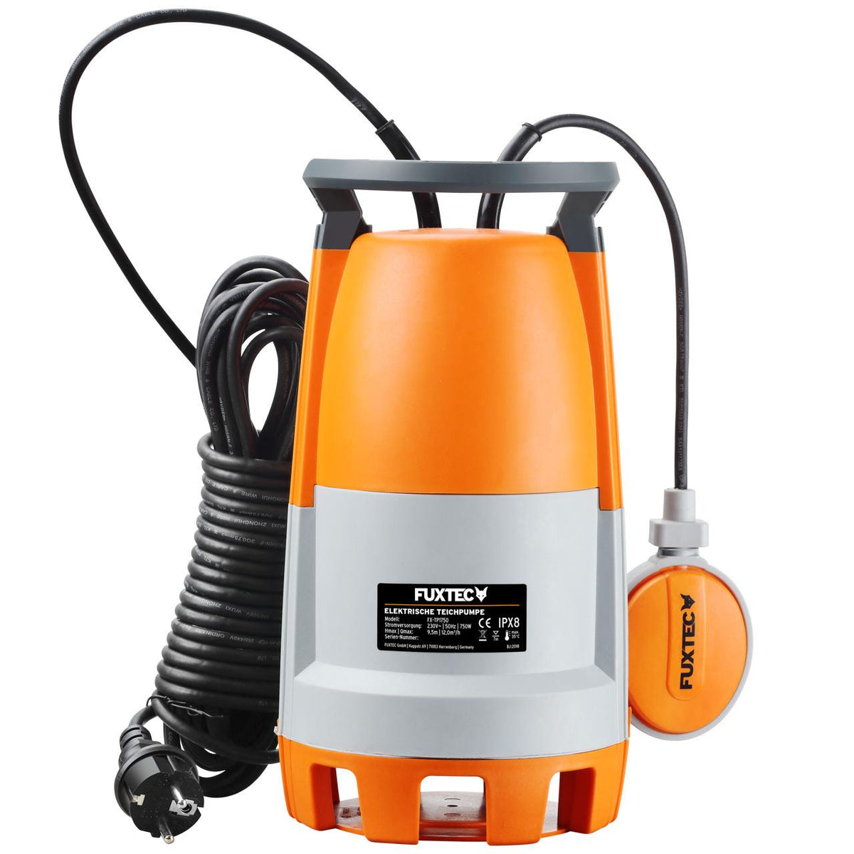 Pompe immergée 750W FUXTEC FX-TP1750 - 12000 litres par heure